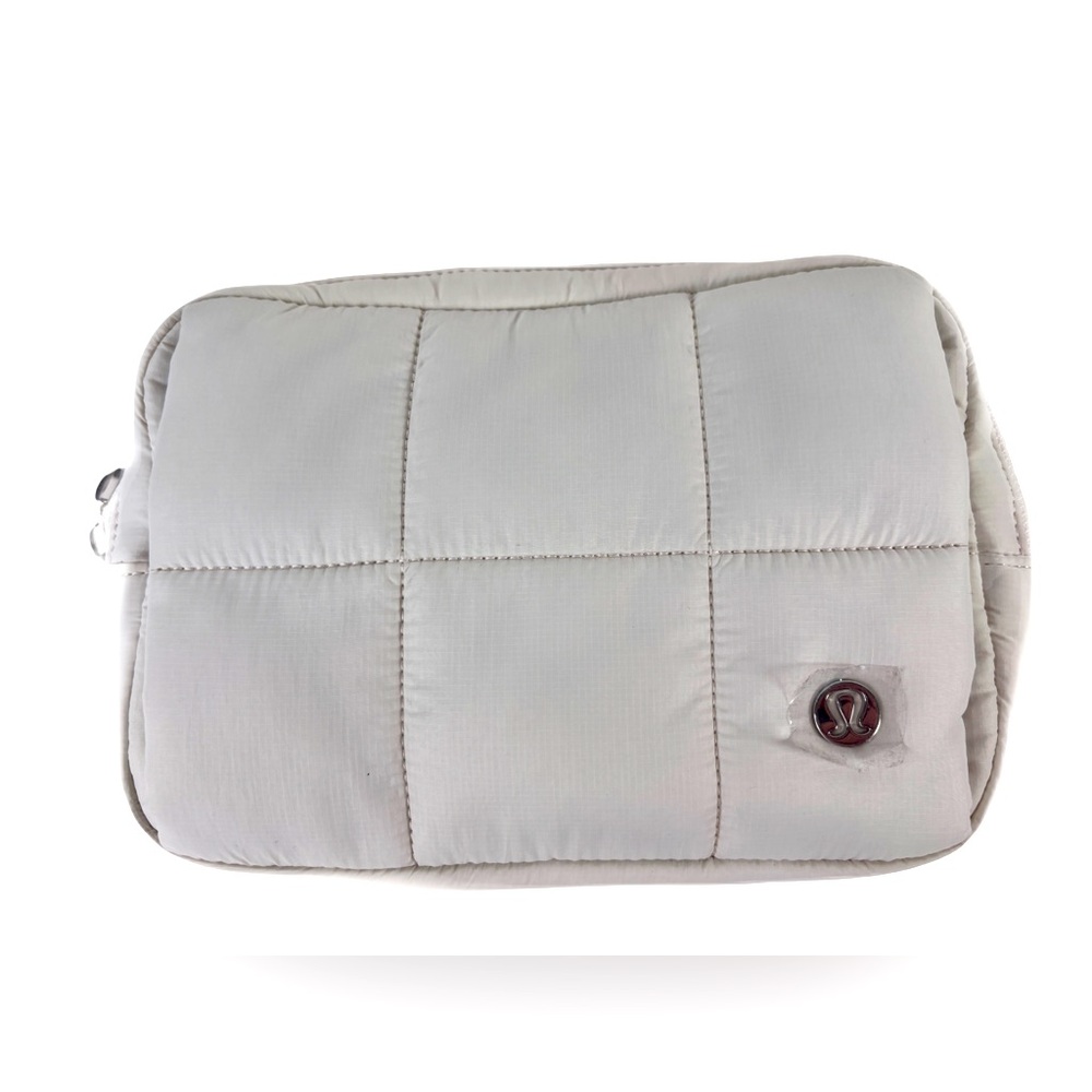 Lululemon Quilted Grid Belt Bag Hand Warmer 1.5L White Opal NWT